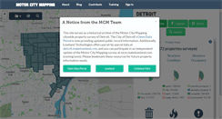 Desktop Screenshot of motorcitymapping.org